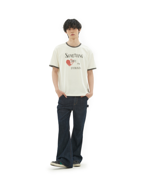 DEFGARMENTS（デフグラメンツ）の「SOMETHING HEART RINGER T-SHIRTS [IVORY]（Tシャツ/カットソー・レディース・その他・SMALL/MEDIUM/LARGE）」の6枚目の写真
