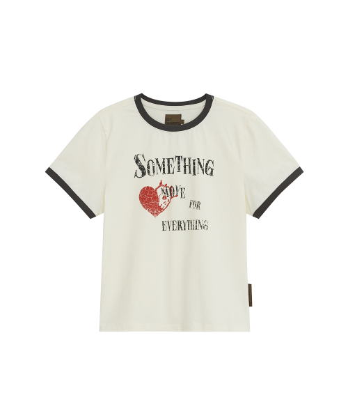 DEFGARMENTS（デフグラメンツ）の「SOMETHING HEART RINGER T-SHIRTS [IVORY]（Tシャツ/カットソー・レディース・その他・SMALL/MEDIUM/LARGE）」の7枚目の写真