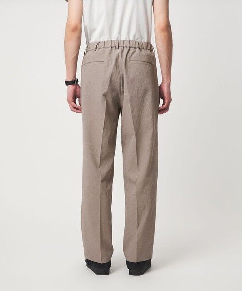 green label relaxing(グリーンレーベルリラクシング)の「ボイル メッシュ ワイド 1P パンツ W4 -吸水速乾-(その他パンツ・メンズ・ネイビー/ダークグレー/モカ・L/M/S/XL)」の15枚目の写真