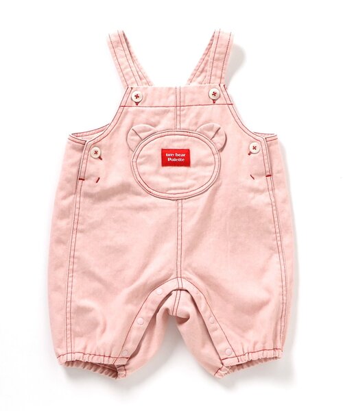 apres les cours(アプレレクール)の「tiny bear Palette サロペット(その他ベビーウェア・キッズ・インディゴブルー/ピンク・70/80)」の6枚目の写真