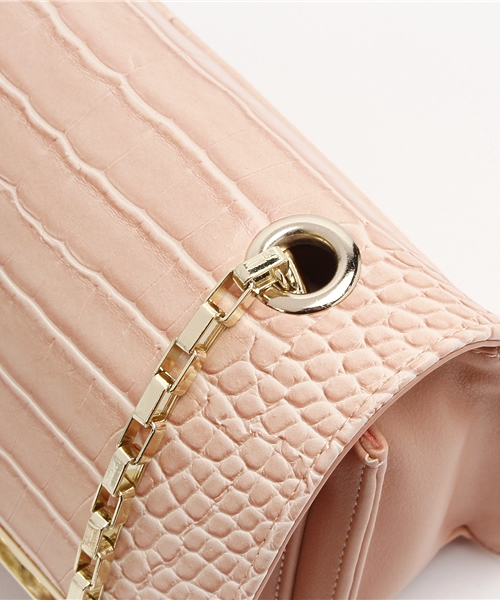 OUTLET（アウトレット）の「【DouDou】配色チェーンBag（ショルダーバッグ・レディース・ブルー/ピンク/ホワイト・FREE）」の12枚目の写真