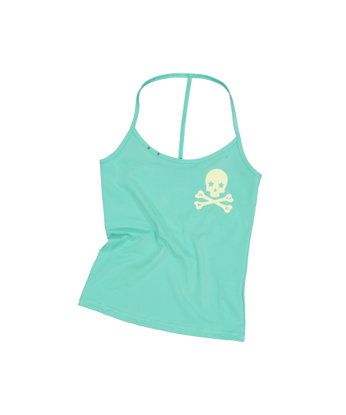 SETUP-EXE(セットアップイーエックスイー)の「SKULL LOGO LINE HALTERNECK / MINT(Tシャツ/カットソー・レディース・その他・OS)」の10枚目の写真