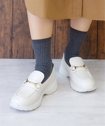 【本革】スニーカーミックスビットローファー/7500