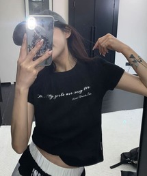 レタリングロゴTシャツ