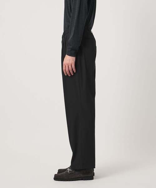 UNITED ARROWS(ユナイテッドアローズ)の「ナイロン/ポリウレタン エコニール 2プリーツ パンツ タテヨコストレッチ(その他パンツ・メンズ・ブラック/モカ・XL/M/S/L)」の10枚目の写真