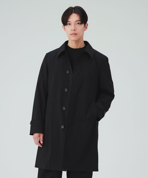 BEAMS HEART(ビームスハート)の「ダントツ撥水(R) 2WAY ステンカラーコート(ステンカラーコート・メンズ・ネイビー/ブラック・LARGE/SMALL/X-LARGE/MEDIUM)」の1枚目の写真