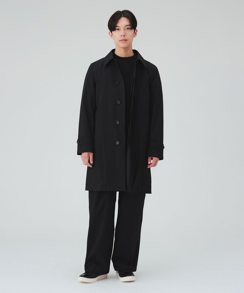 BEAMS HEART(ビームスハート)の「ダントツ撥水(R) 2WAY ステンカラーコート(ステンカラーコート・メンズ・ネイビー/ブラック・LARGE/SMALL/X-LARGE/MEDIUM)」の14枚目の写真