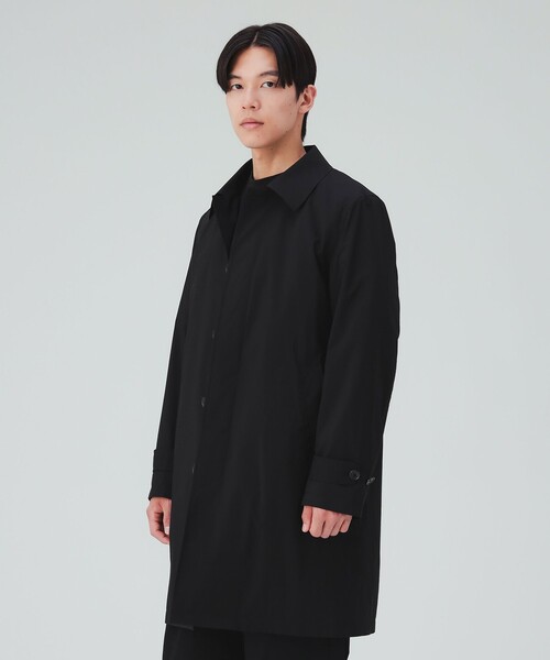 BEAMS HEART(ビームスハート)の「ダントツ撥水(R) 2WAY ステンカラーコート(ステンカラーコート・メンズ・ネイビー/ブラック・LARGE/SMALL/X-LARGE/MEDIUM)」の16枚目の写真
