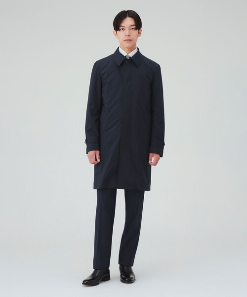 BEAMS HEART(ビームスハート)の「ダントツ撥水(R) 2WAY ステンカラーコート(ステンカラーコート・メンズ・ネイビー/ブラック・LARGE/SMALL/X-LARGE/MEDIUM)」の18枚目の写真