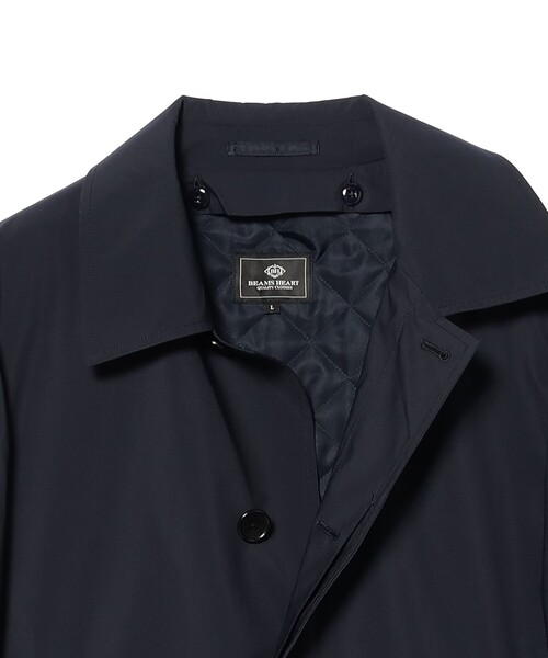BEAMS HEART(ビームスハート)の「ダントツ撥水(R) 2WAY ステンカラーコート(ステンカラーコート・メンズ・ネイビー/ブラック・LARGE/SMALL/X-LARGE/MEDIUM)」の6枚目の写真