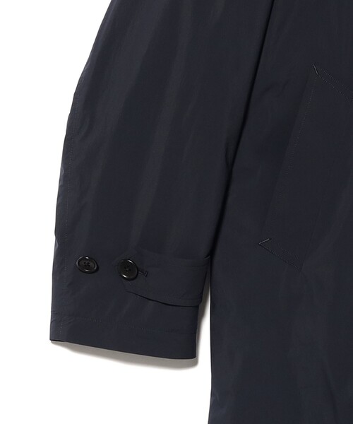 BEAMS HEART(ビームスハート)の「ダントツ撥水(R) 2WAY ステンカラーコート(ステンカラーコート・メンズ・ネイビー/ブラック・LARGE/SMALL/X-LARGE/MEDIUM)」の7枚目の写真