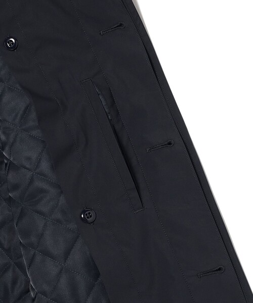 BEAMS HEART(ビームスハート)の「ダントツ撥水(R) 2WAY ステンカラーコート(ステンカラーコート・メンズ・ネイビー/ブラック・LARGE/SMALL/X-LARGE/MEDIUM)」の9枚目の写真