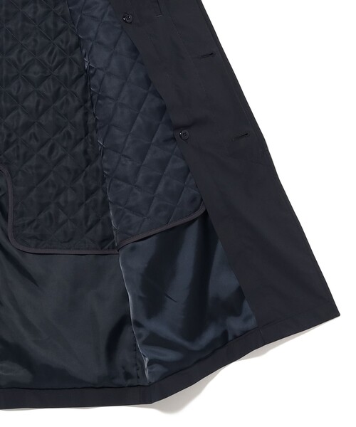 BEAMS HEART(ビームスハート)の「ダントツ撥水(R) 2WAY ステンカラーコート(ステンカラーコート・メンズ・ネイビー/ブラック・LARGE/SMALL/X-LARGE/MEDIUM)」の10枚目の写真