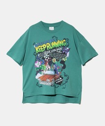 ScoLar/スカラー ヴィランドライブ柄 TEE
