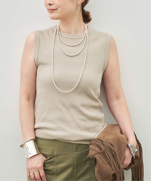 Deuxieme Classe(ドゥーズィエムクラス)の「* 追加 Dignity sleeveless(Tシャツ/カットソー・レディース・ライトグリーン/ベージュ系その他・FREE)」の2枚目の写真
