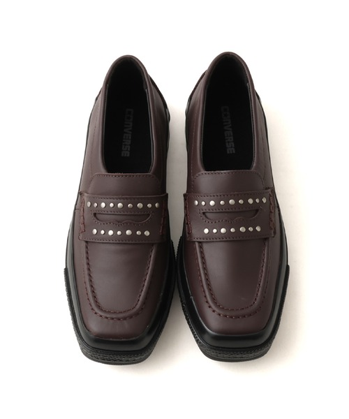 CONVERSE(コンバース)の「CONVERSE ALL STAR SQUARETOE LOAFER SA / コンバース オールスター スクエアトゥ ローファー SA(スニーカー・メンズ・ブラウン・30.0cm/29.0cm/26.5cm/26.0cm/28.0cm/27.5cm/27.0cm)」の1枚目の写真
