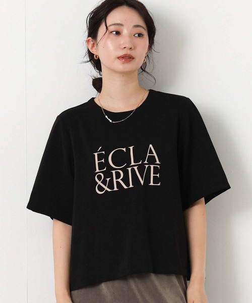 Gready Brilliant(グレディブリリアン)の「フロッキーロゴTシャツ5分袖(Tシャツ/カットソー・レディース・ブラック/オフホワイト・FREE)」の21枚目の写真