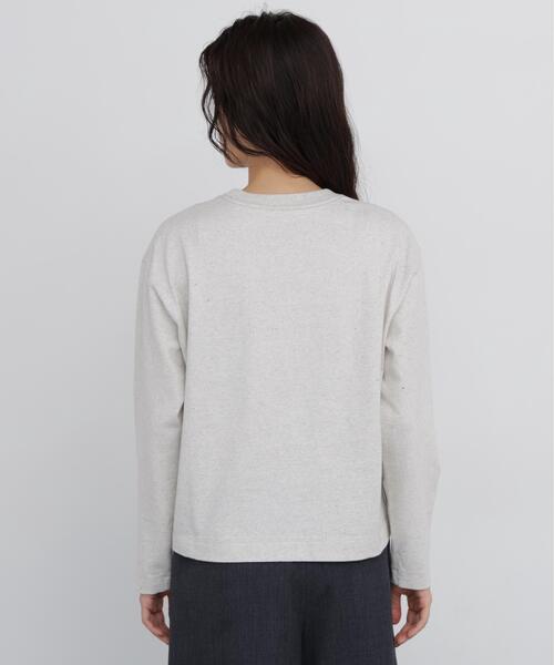 human woman(ヒューマンウーマン)の「◆【リサイクル素材使用】TSUNAGU ロングスリーブTシャツ(Tシャツ/カットソー・レディース・ホワイト系その他/ホワイト・MEDIUM)」の14枚目の写真