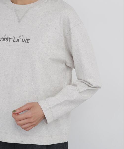 human woman(ヒューマンウーマン)の「◆【リサイクル素材使用】TSUNAGU ロングスリーブTシャツ(Tシャツ/カットソー・レディース・ホワイト系その他/ホワイト・MEDIUM)」の16枚目の写真