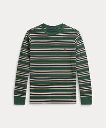 POLO RALPH LAUREN CHILDRENSWEAR（ポロ ラルフ ローレン チルドレンズウェア）の「ストライプド コットン ロングスリーブ Tシャツ（Tシャツ/カットソー）」