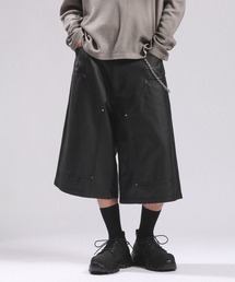RAGEBLUE（レイジブルー）の「COATED DENIM DOUBLE KNEE HALF PANTS コーティングデニムダブルニーハーフパンツ（デニムパンツ）」