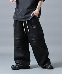 DANKE SCHON | DankeSchon/ダンケシェーン/BAGGY JEANS/RUBBER BIKER(デニムパンツ)