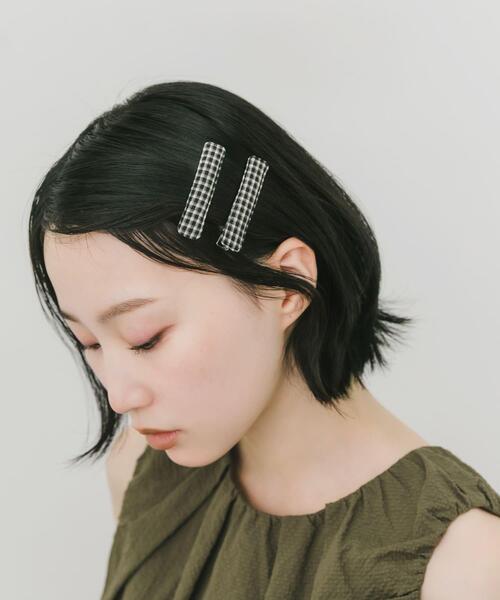 SMELLY(スメリー)の「チェック2セットヘアピン(ヘアピン・レディース・ブラック系その他・-)」の6枚目の写真
