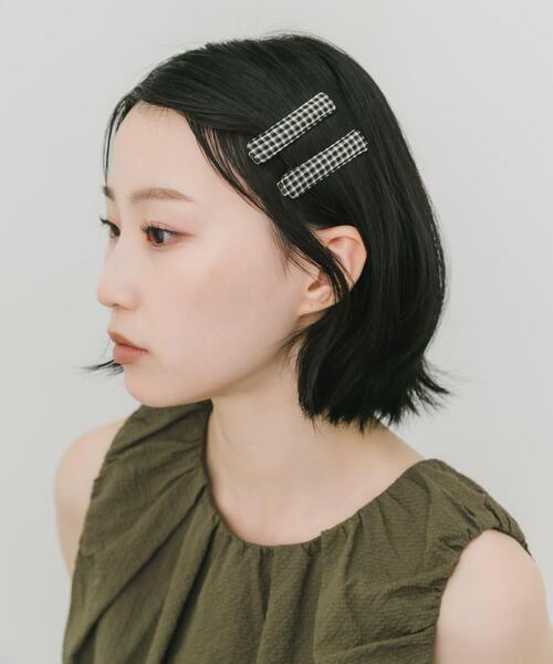 SMELLY(スメリー)の「チェック2セットヘアピン(ヘアピン・レディース・ブラック系その他・-)」の5枚目の写真