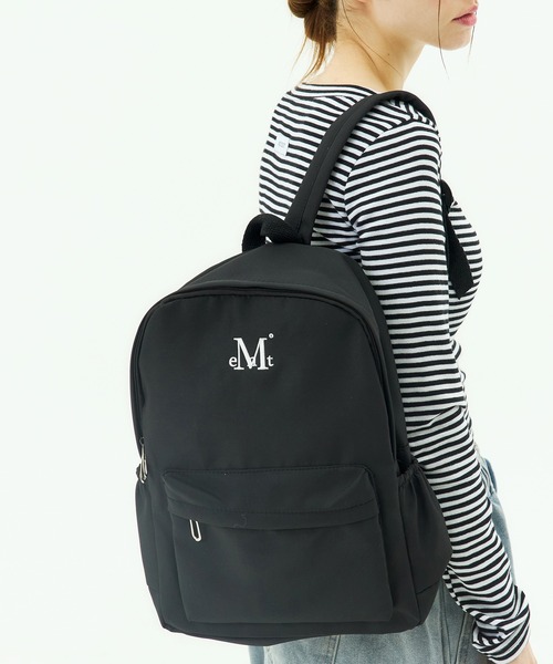 MUCENT(ムセント)の「【MUCENT/ムセント】DONDA SIGNATURE LOGO BACK PACK/ドンダシグネチャーバックパック(バックパック/リュック・レディース・ブラック・FREE)」の5枚目の写真