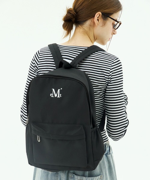 MUCENT(ムセント)の「【MUCENT/ムセント】DONDA SIGNATURE LOGO BACK PACK/ドンダシグネチャーバックパック(バックパック/リュック・レディース・ブラック・FREE)」の4枚目の写真