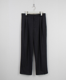 WHAGI（ワギ）の「Flannel Wool Pritzker Pants (Charcoal)（スラックス）」