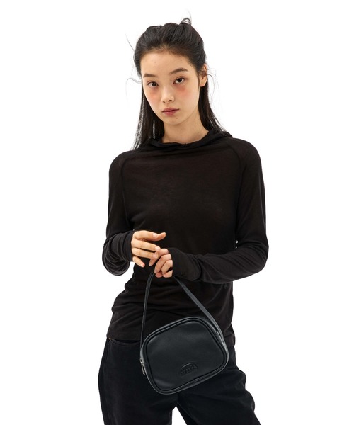 EMIS(イミス)の「GRAIN CAMERA TOTE BAG(ショルダーバッグ・レディース・クリーム/ピンク/ブラック・FREE)」の2枚目の写真