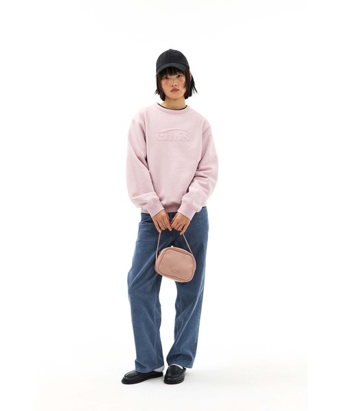 EMIS(イミス)の「GRAIN CAMERA TOTE BAG(ショルダーバッグ・レディース・クリーム/ピンク/ブラック・FREE)」の4枚目の写真