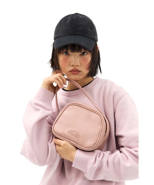 EMIS(イミス)の「GRAIN CAMERA TOTE BAG(ショルダーバッグ・レディース・クリーム/ピンク/ブラック・FREE)」の7枚目の写真
