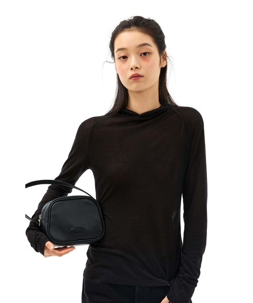 EMIS(イミス)の「GRAIN CAMERA TOTE BAG(ショルダーバッグ・レディース・クリーム/ピンク/ブラック・FREE)」の15枚目の写真