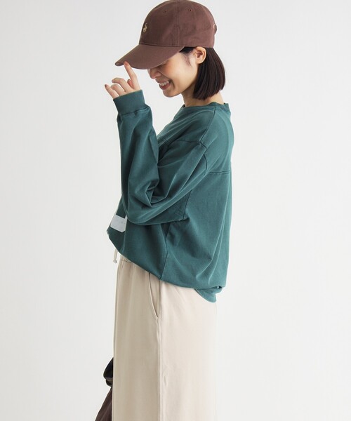 HONEYSUCKLE ROSE(ハニーサックルローズ)の「《店舗人気アイテム/体型カバー》ナンバリングTシャツ(Tシャツ/カットソー・レディース・グレー/グリーン/グレー系その他・05/04)」の10枚目の写真