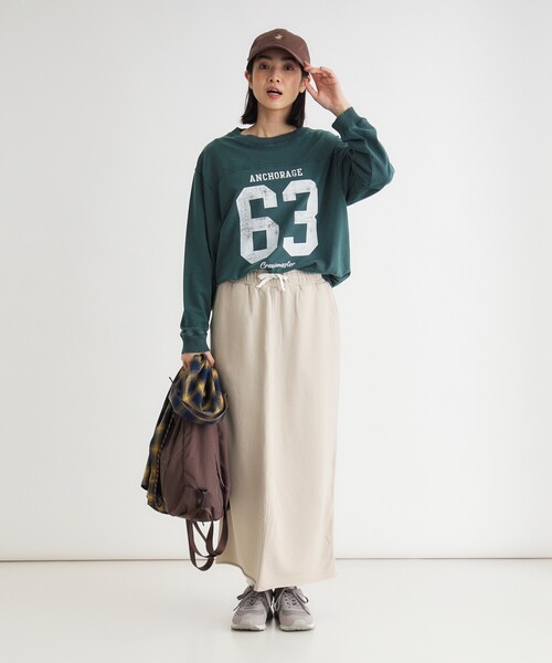 HONEYSUCKLE ROSE(ハニーサックルローズ)の「《店舗人気アイテム/体型カバー》ナンバリングTシャツ(Tシャツ/カットソー・レディース・グレー/グリーン/グレー系その他・05/04)」の13枚目の写真