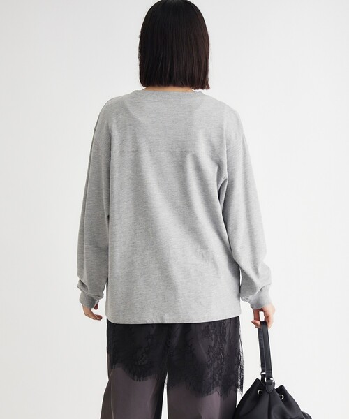 HONEYSUCKLE ROSE(ハニーサックルローズ)の「《店舗人気アイテム/体型カバー》ナンバリングTシャツ(Tシャツ/カットソー・レディース・グレー/グリーン/グレー系その他・05/04)」の16枚目の写真