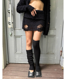 BNFROM（ビーエヌフロム）の「From knit skirt (Black)（スカート）」