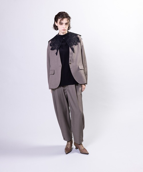 OSMOSIS(オズモーシス)の「3WAYレースカラーブラウス(シャツ/ブラウス・レディース・ブラック/グレー/ホワイト・ONE SIZE)」の22枚目の写真