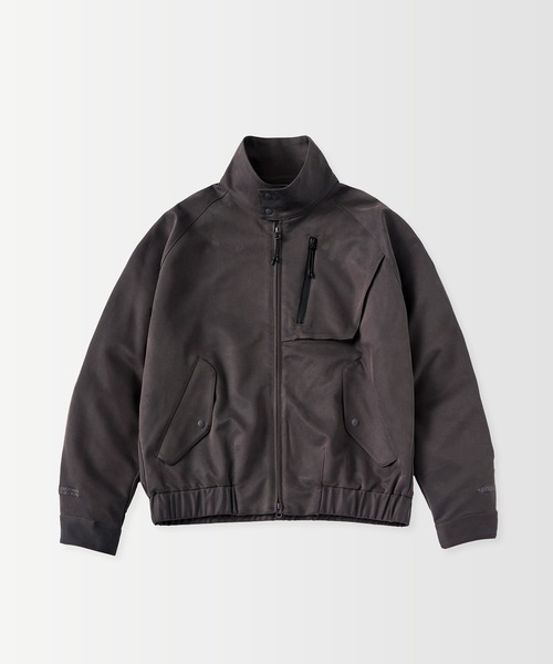 +phenix(プラスフェニックス)の「+phenix(プラスフェニックス)COTTON-LIKE HARRINGTON JKT コットンライク ハリントンジャケット / WINDSTOPPER PRODUCTS BY GORE-TEX LABS(ブルゾン・メンズ・チャコール/ブラウン/ネイビー・L/S/M)」の5枚目の写真