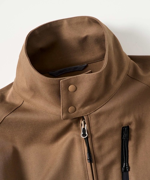 +phenix(プラスフェニックス)の「+phenix(プラスフェニックス)COTTON-LIKE HARRINGTON JKT コットンライク ハリントンジャケット / WINDSTOPPER PRODUCTS BY GORE-TEX LABS(ブルゾン・メンズ・チャコール/ブラウン/ネイビー・L/S/M)」の11枚目の写真
