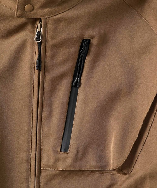 +phenix(プラスフェニックス)の「+phenix(プラスフェニックス)COTTON-LIKE HARRINGTON JKT コットンライク ハリントンジャケット / WINDSTOPPER PRODUCTS BY GORE-TEX LABS(ブルゾン・メンズ・チャコール/ブラウン/ネイビー・L/S/M)」の12枚目の写真