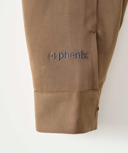 +phenix(プラスフェニックス)の「+phenix(プラスフェニックス)COTTON-LIKE HARRINGTON JKT コットンライク ハリントンジャケット / WINDSTOPPER PRODUCTS BY GORE-TEX LABS(ブルゾン・メンズ・チャコール/ブラウン/ネイビー・L/S/M)」の14枚目の写真