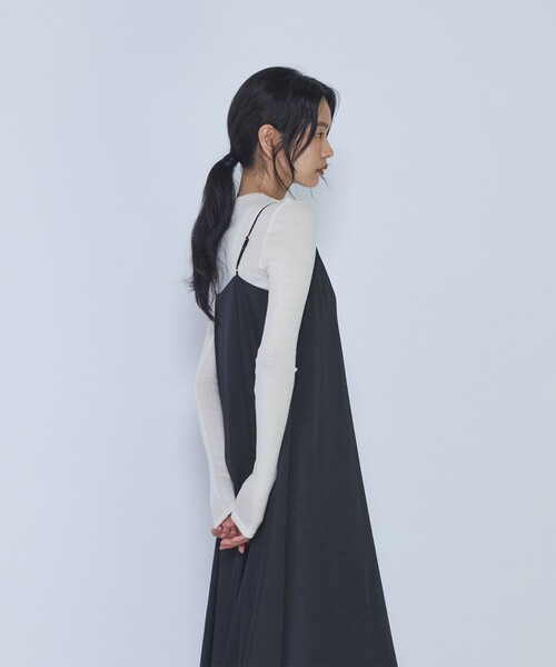 1er Arrondissement(プルミエアロンディスモン)の「ウールチューブラークルーネックトップス(Tシャツ/カットソー・レディース・ブラウン/オフホワイト/ブラック・FREE)」の11枚目の写真