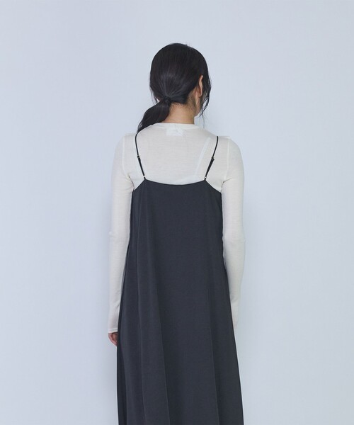 1er Arrondissement(プルミエアロンディスモン)の「ウールチューブラークルーネックトップス(Tシャツ/カットソー・レディース・ブラウン/オフホワイト/ブラック・FREE)」の12枚目の写真