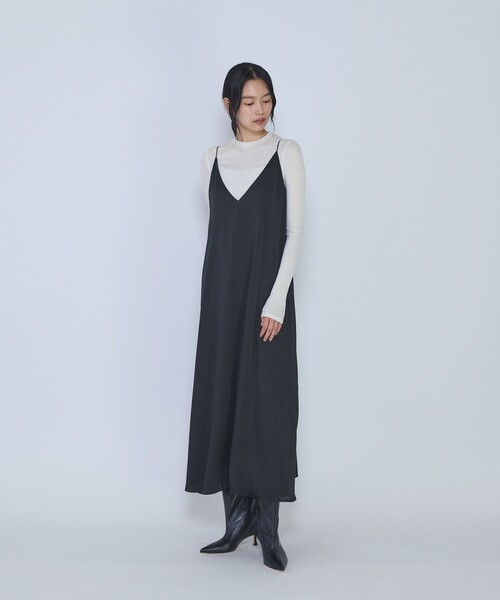 1er Arrondissement(プルミエアロンディスモン)の「ウールチューブラークルーネックトップス(Tシャツ/カットソー・レディース・ブラウン/オフホワイト/ブラック・FREE)」の13枚目の写真