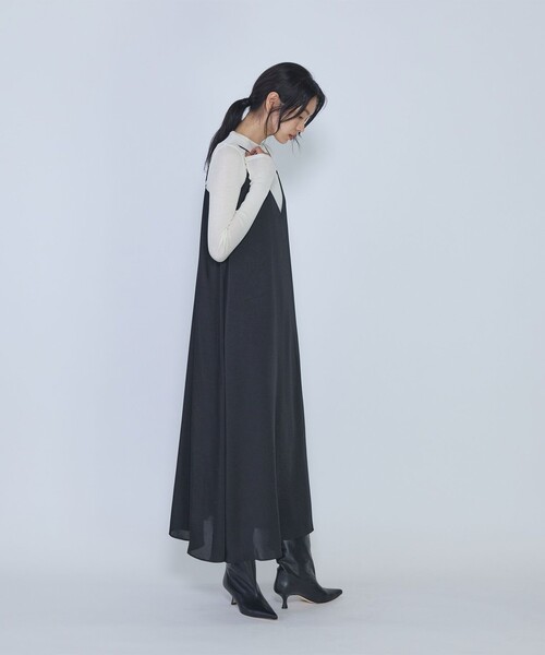 1er Arrondissement(プルミエアロンディスモン)の「ウールチューブラークルーネックトップス(Tシャツ/カットソー・レディース・ブラウン/オフホワイト/ブラック・FREE)」の14枚目の写真