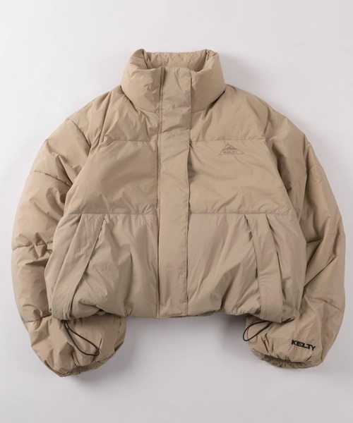 KELTY(ケルティ)の「【97】【KELTY/ケルティ】中綿 クロップド ジャケット/パファージャケット/ブルゾン/ショート丈/短丈/シンサレート/3M/撥水加工/レディース(ダウンジャケット/コート・レディース・チャコールグレー/バーガンディー/ベージュ/ブラック・FREE)」の3枚目の写真