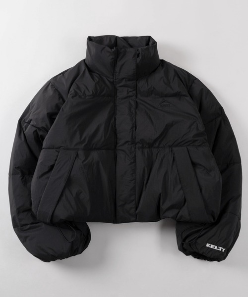 KELTY(ケルティ)の「【97】【KELTY/ケルティ】中綿 クロップド ジャケット/パファージャケット/ブルゾン/ショート丈/短丈/シンサレート/3M/撥水加工/レディース(ダウンジャケット/コート・レディース・チャコールグレー/バーガンディー/ベージュ/ブラック・FREE)」の1枚目の写真